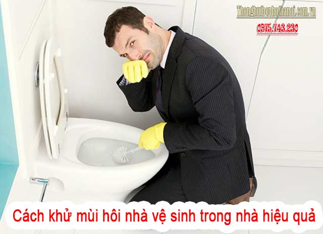 Cách khử mùi hôi nhà vệ sinh do bồn cầu gây ra: