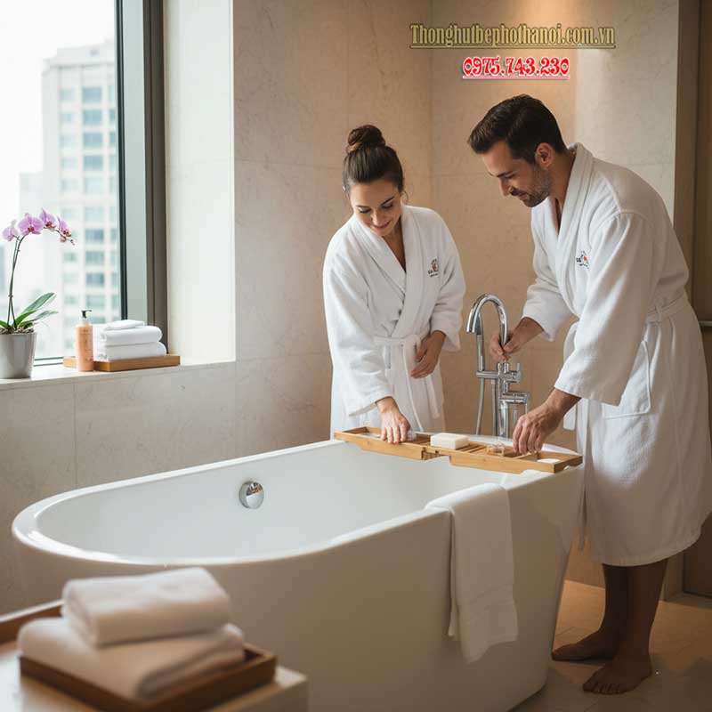 Cách sử dụng bồn tắm trong khách sạn an toàn và hiệu quả