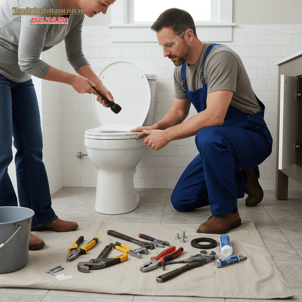 Chuẩn bị dụng cụ và kiểm tra trước khi tháo