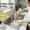 Hướng dẫn cách thông cống bằng baking soda và giấm từng bước