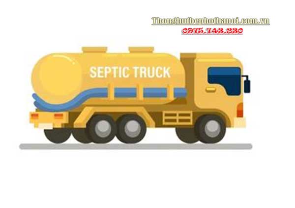 Các loại xe hút bể phốt cho thuê hiện nay