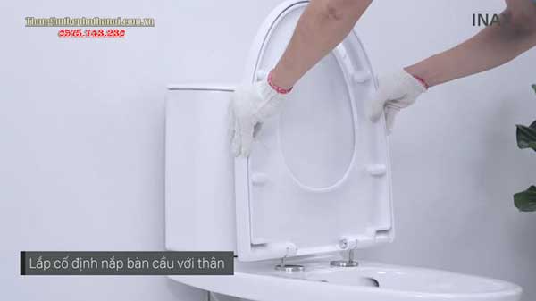 Quy trình lắp đặt bồn cầu Inax chuẩn kỹ thuật6