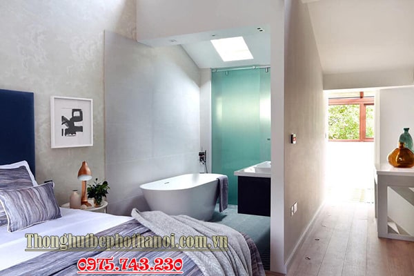 Có nên xây nhà vệ sinh trong phòng ngủ không?