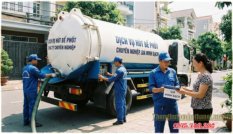 Dịch vụ hút bể phốt Công Ty chuyên nghiệp, giá minh bạch