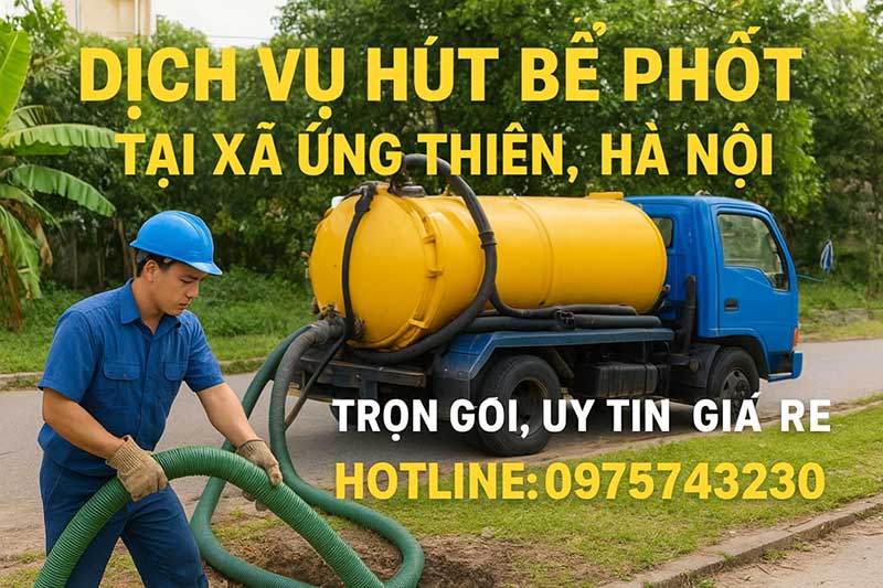Công Ty TNHH Thông Hút Bể Phốt Hà Nội 1 – Đối tác tin cậy tại xã Ứng Thiên