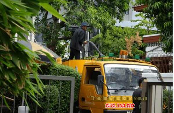 Bảng báo giá hút bể phốt xã Vân Đình