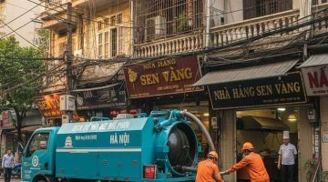 Hút bể phốt nhà hàng tại Hà Nội: An toàn, nhanh chóng, hiệu quả