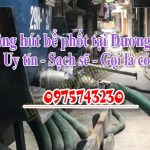 Thông hút bể phốt tại Dương Nội uy tín giá rẻ 0975743230