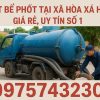 Hút bể phốt tại xã Hòa Xá Hà Nội giá rẻ, uy tín số 1