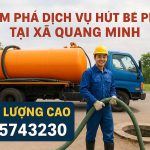 Các phương pháp hút bể phốt hiện đại tại Quang Minh