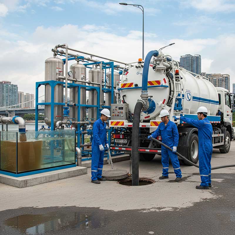 Giới thiệu dịch vụ xử lý nước thải sau hút bể phốt