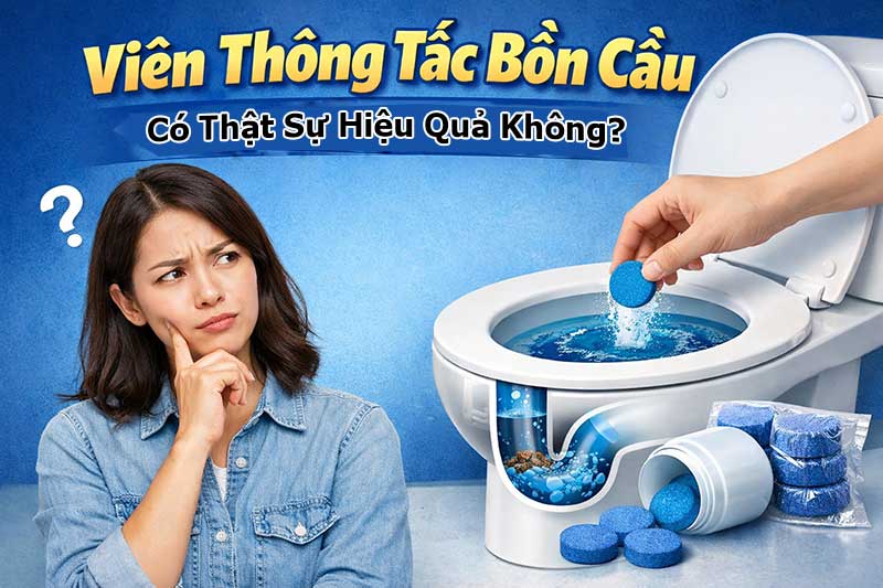 Viên thông tắc bồn cầu là gì?